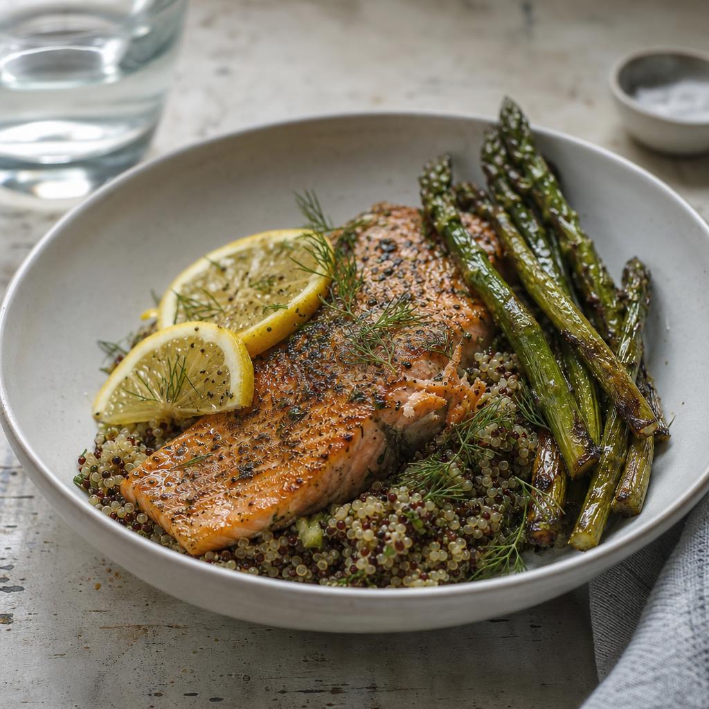 Lemon Herb Salmon Bowl